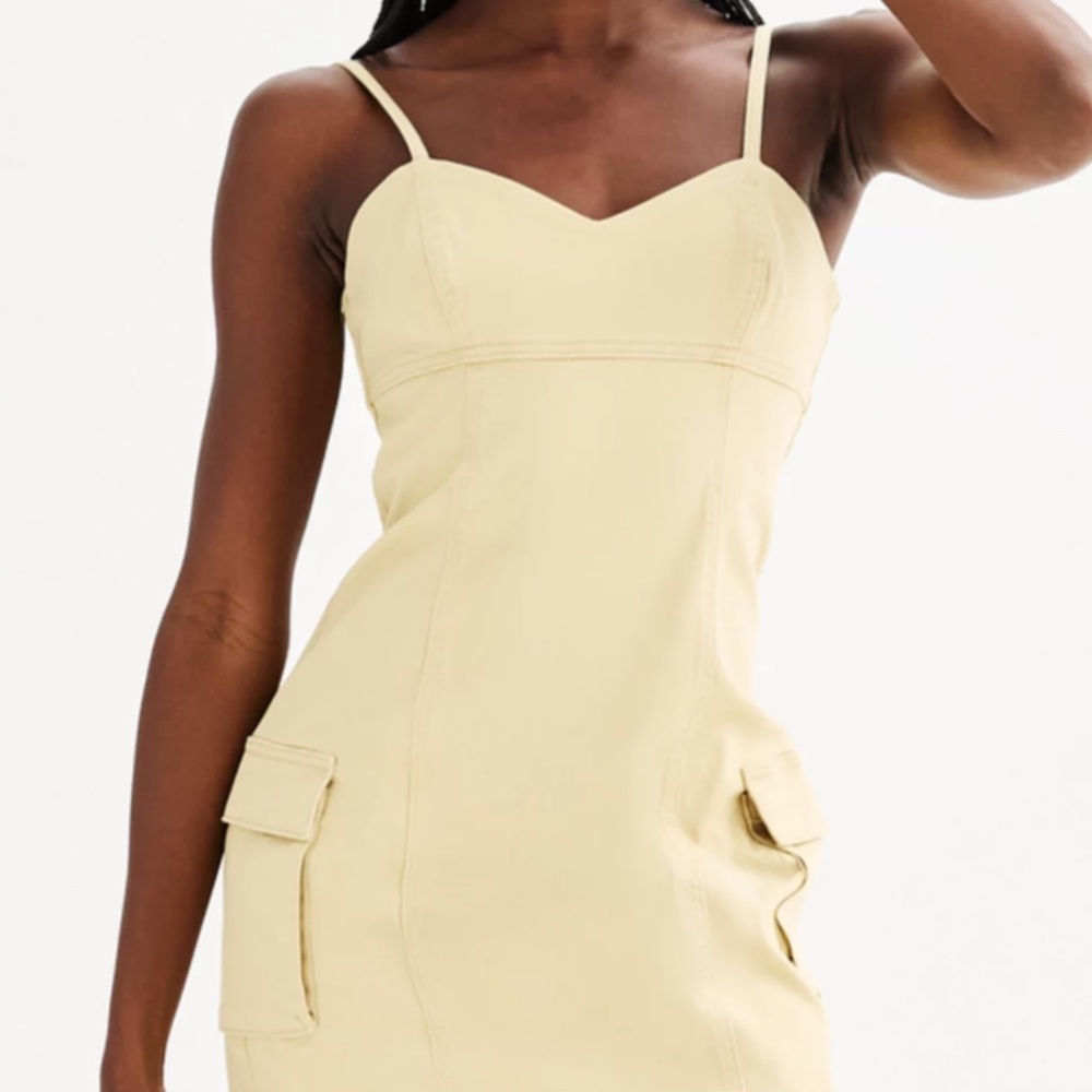 NEW BRAND WITH TAGS JUNIOR'S LOVE FIRE SLEEVES CARGO POCKET TWILL DRESS